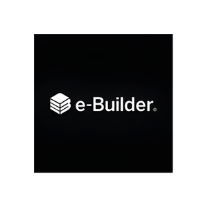 e-Builder brand logo for e-builder.net
