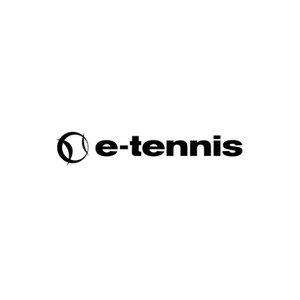 E-Tennis brand logo for e-tennis.com