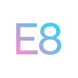 E8 Markets brand logo for e8markets.com