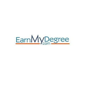 Earn My Degree brand logo for earnmydegree.com