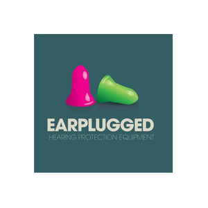 Earplugged brand logo for earplugged.co.uk