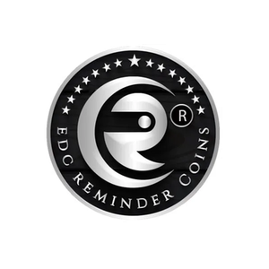 EDC Reminder Coins brand logo for edcremindercoins.com