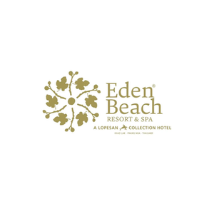 Eden Beach Khao Lak brand logo for edenbeachkhaolak.com