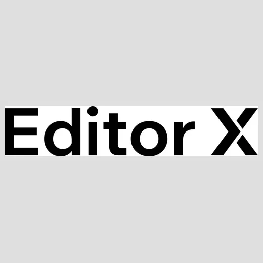 Editor X brand logo for editorx.com
