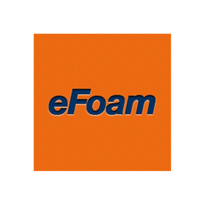 eFoam brand logo for efoam.co.uk