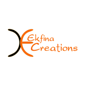 ekfinacreations brand logo for ekfinacreations.com