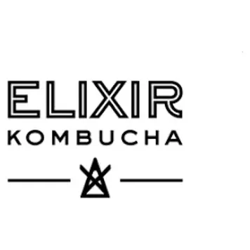 Elixir Kombucha brand logo for elixirkombucha.com