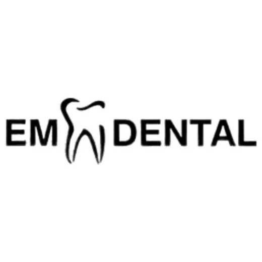 em-dental brand logo for em-dental.com