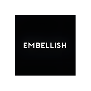 Embellish brand logo for embellish.com