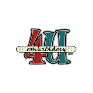 Embroidery 4U brand logo for embroidery4u.com