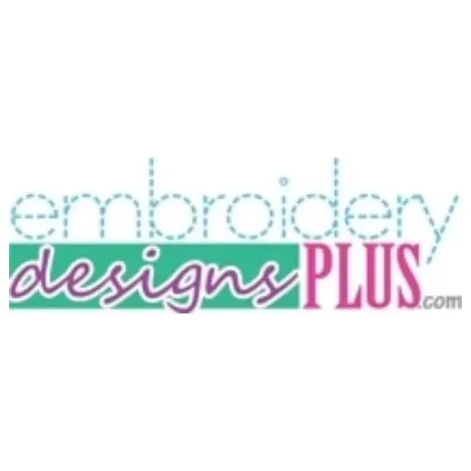 Embroidery Designs Plus brand logo for embroiderydesignsplus.com
