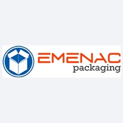 Emenac Packaging brand logo for emenacpackaging.com