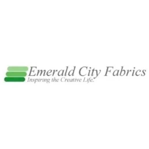 Emerald City Fabrics brand logo for emeraldcityfabrics.com