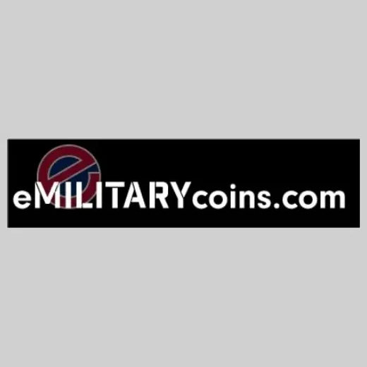 eMilitary Coins brand logo for emilitarycoins.com