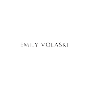 Emily Volaski brand logo for emilyvolaski.com