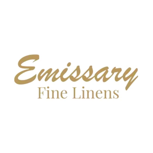 Emissary Linens brand logo for emissarylinens.com