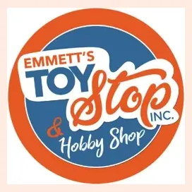 Emmett's ToyStop brand logo for emmettstoystop.com