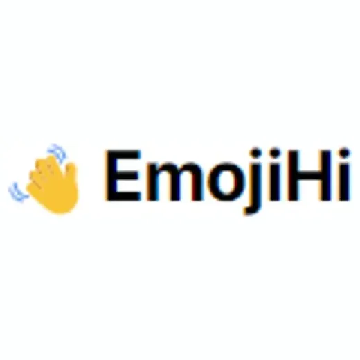 Emoji Hi brand logo for emojihi.com