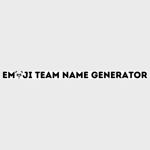 Emoji Team Name Generator brand logo for emojiteamnamegenerator.com