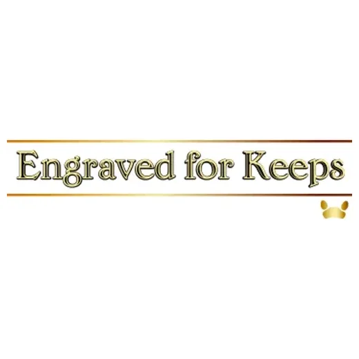 engravedforkeeps brand logo for engravedforkeeps.com