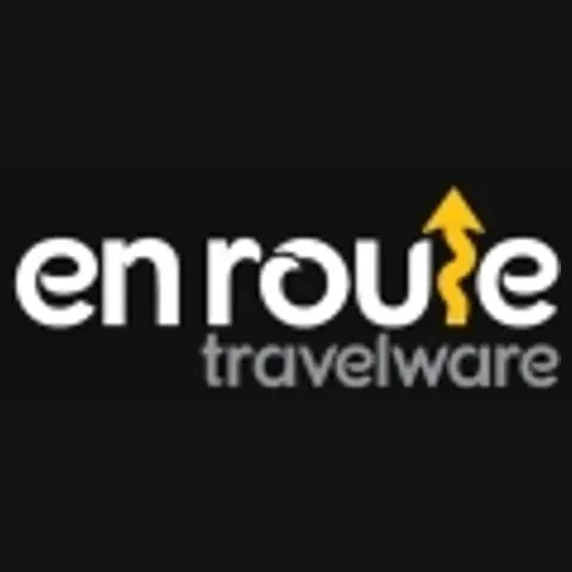 Enrou-te brand logo for enroutetravelware.com