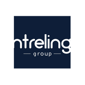 Entrelingo brand logo for entrelingo.com