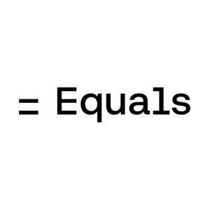 Equals brand logo for equals.com