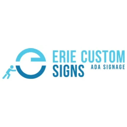 Erie Custom Signs brand logo for eriecustomsigns.com