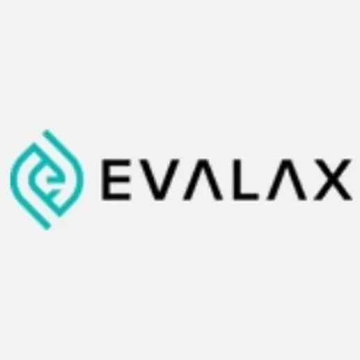 Evalax brand logo for evalax.com