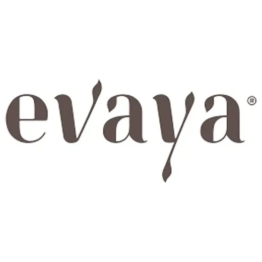 Evaya Organics brand logo for evayaorganics.com