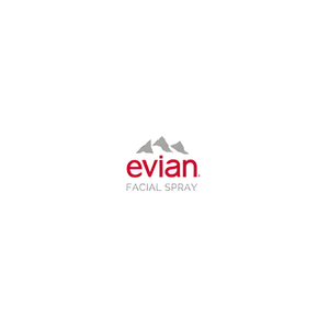Evian Spray brand logo for evianspray.com