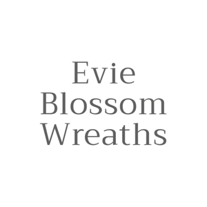 evieblossomwreaths brand logo for evieblossomwreaths.com