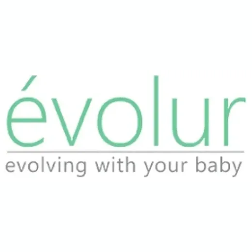 Evolur brand logo for evolurbaby.com