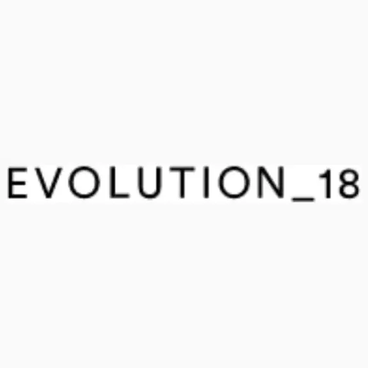 Evolution 18 brand logo for evolution18.com
