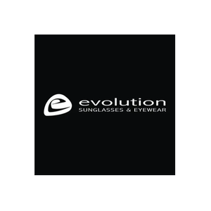 Evolution Sunglasses brand logo for evolutionsunglasses.com