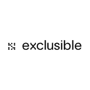 Exclusible brand logo for exclusible.com
