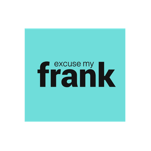 Excuse My Frank brand logo for excusemyfrankus.com