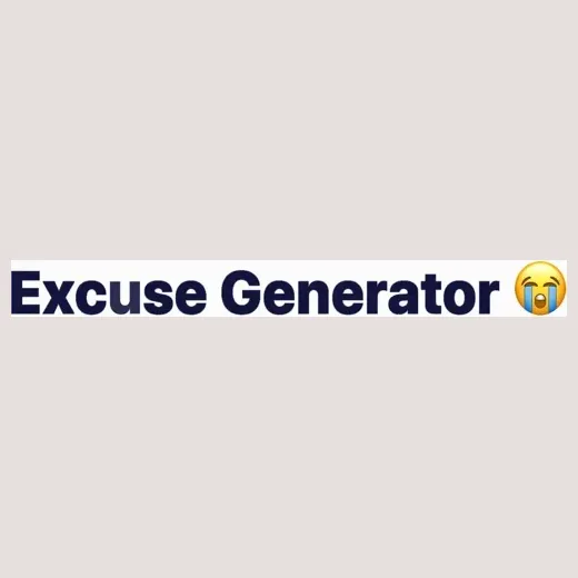 Excuses AI brand logo for excuses.ai