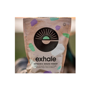 Exhale Coffee brand logo for exhalecoffee.com