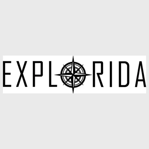 Explorida brand logo for explorida.com
