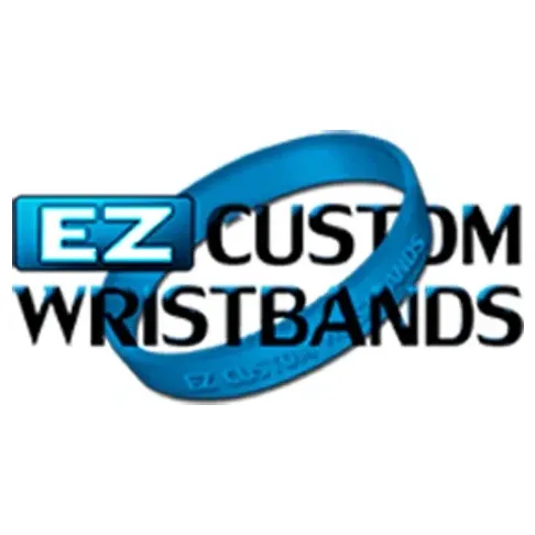ezcustomwristbands brand logo for ezcustomwristbands.com