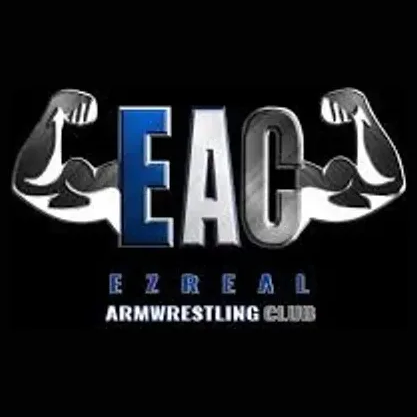 Armwrestling brand logo for ezreal.armwrestling.club