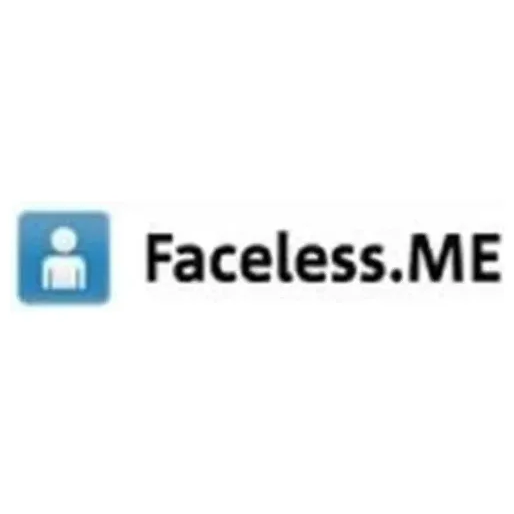 faceless brand logo for faceless.me