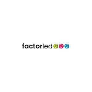 Factor LED brand logo for factorled.com