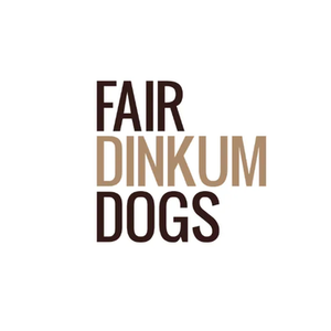 Fair Dinkum Dogs brand logo for fairdinkumdogs.com.au