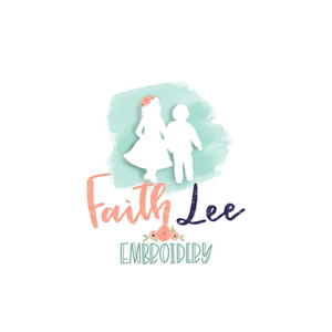 FaithLee Embroidery brand logo for faithleeembroidery.com