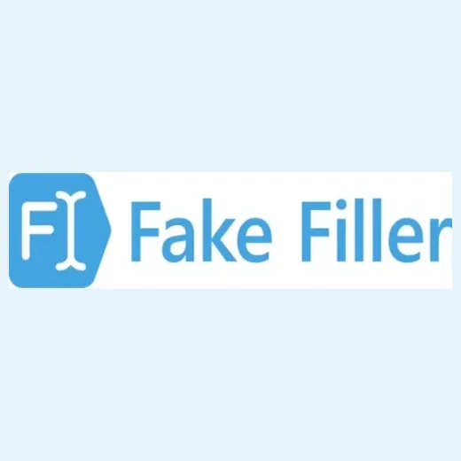 Fake Filler brand logo for fakefiller.com