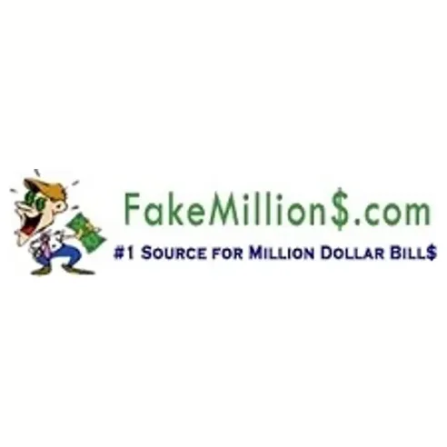 Fake Millions brand logo for fakemillions.com