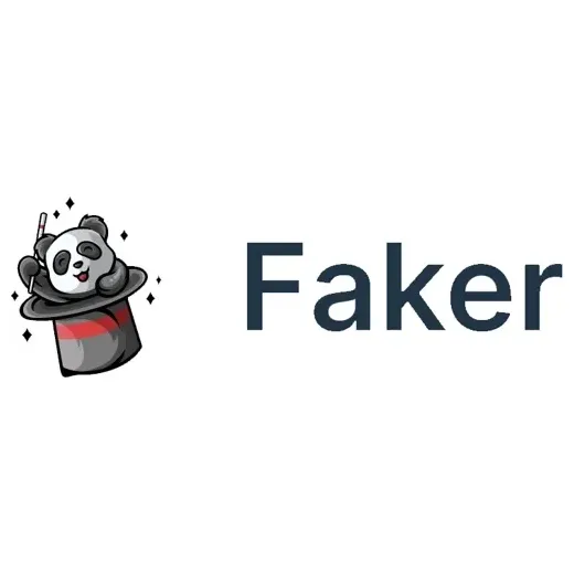 Faker.js brand logo for fakerjs.dev