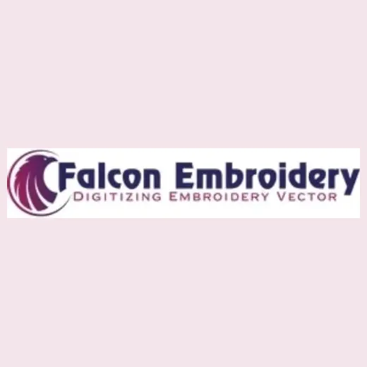 Falcon Embroidery brand logo for falconembroidery.com